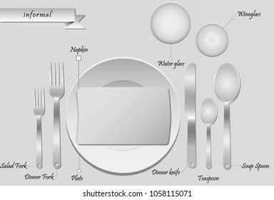 Informal Table Place Setting 的图像结果