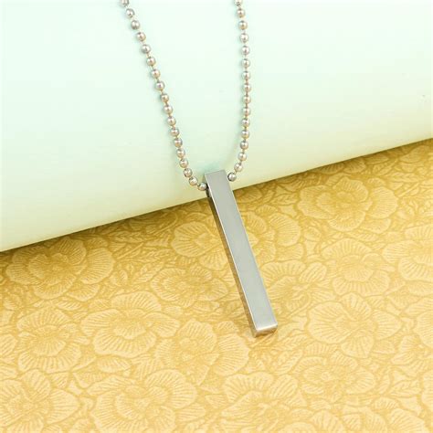 Buy Fashion Frill Exclusive Black Silver Chain Men's Jewellery 3D ...