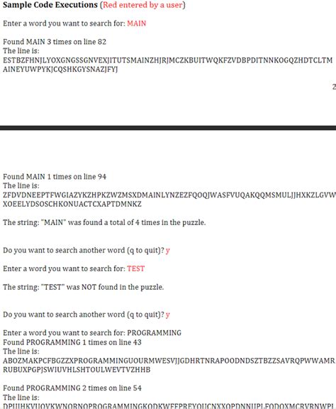 Image result for Program to Search a Word in String