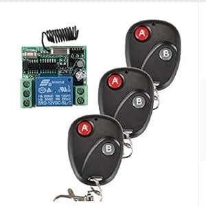 Century AOKE wireless RF Remote Control Switch Transmitter+ Receiver ...