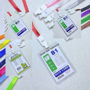 Jual Card Case Id Card Panitia + Tali I Id Card Puller Mika Plastik I ...