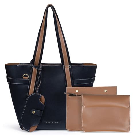 Black Trooper Tote – TANN TRIM