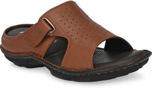 Hitz Tan Leather Comfort Slippers Men Sandals - Buy Hitz Tan Leather ...