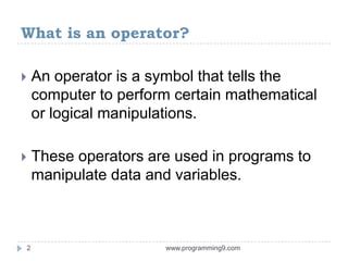 Image result for Computer Operator Meaning