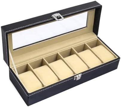 Yellow Chimes Watch Box Organizer for Men And Women Watch Case Storage ...