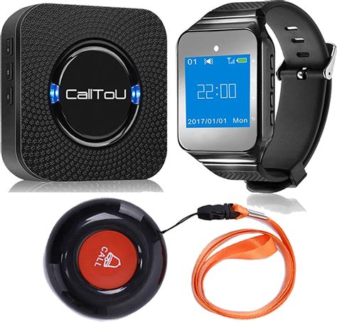 Buy CallToU Wireless Caregiver Pager Call Button Nurse Alert System ...