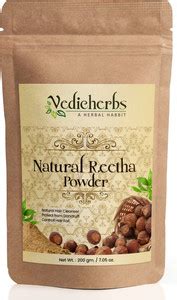 Vedicherbs Reetha Powder Hair Pack for Hairfall, Dandruff Protection ...
