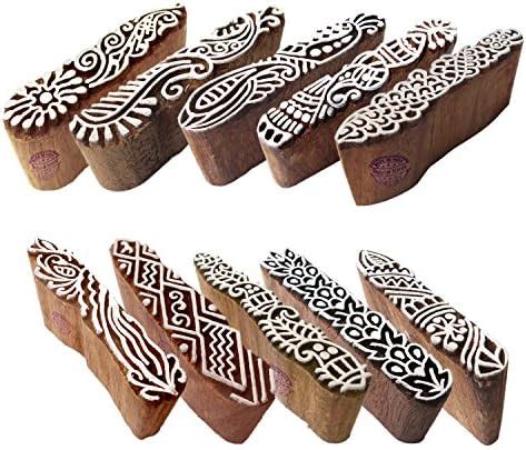 Royal Kraft Pottery Printing Blocks Rural Border Shape Wood Stamps ...