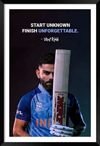 DBrush Virat Kohli Motivational Quotes frames for Office & Student ...