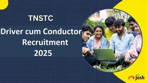 TNSTC Recruitment 2025 for 3274 Driver cum Conductor Posts Apply Online ...