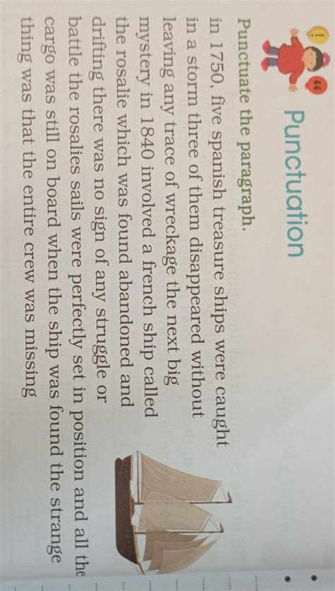 PUNCTUATION FOR GIVEN PARAGRAPH - Brainly.in