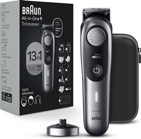 Amazon.com: Braun All-in-One Style Kit Series 9 9440, 13-in-1 Trimmer ...