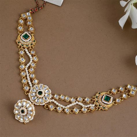 H K Fashion Gold Plated Sheeshphool – JewelEMarket