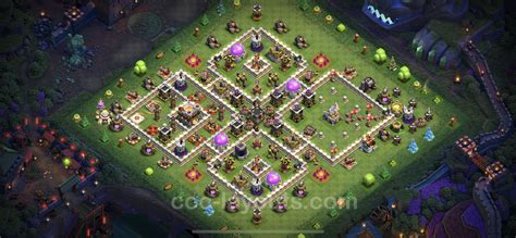 Base TH11 with Link, Hybrid Max Levels - Town Hall Level 11 Base Copy ...