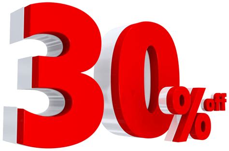 30 Percent Off PNGs for Free Download