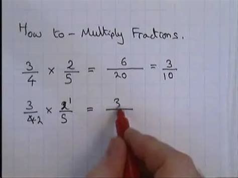 Image result for Multiplying Fractions Simple Steps