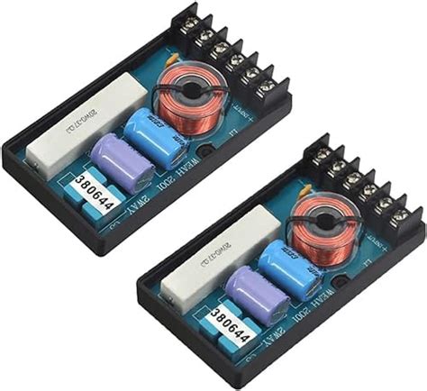 DriSentri 2 Way Crossover for Speaker, WEAH-2001 2pcs Speaker Frequency ...