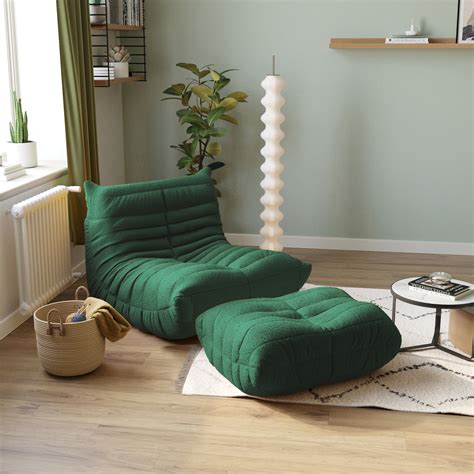 Magic Home Modern Sofa Togo Sofa Lazy Sofa Floor Couch Foam Sofa Teddy ...