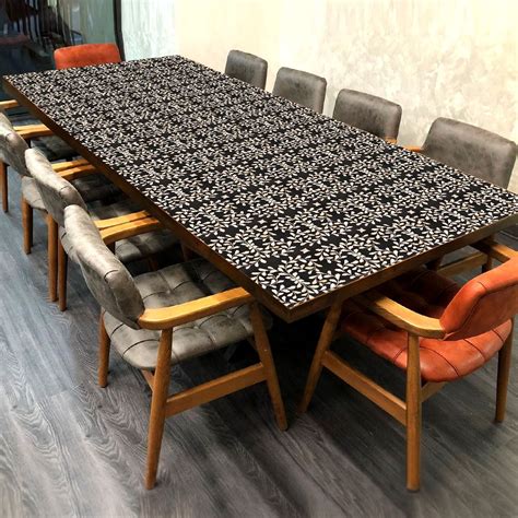 Black & White Acrylic Table Top