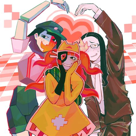 ena, coral glasses, taski maiden, and meanie ena (ena: dream bbq) drawn ...