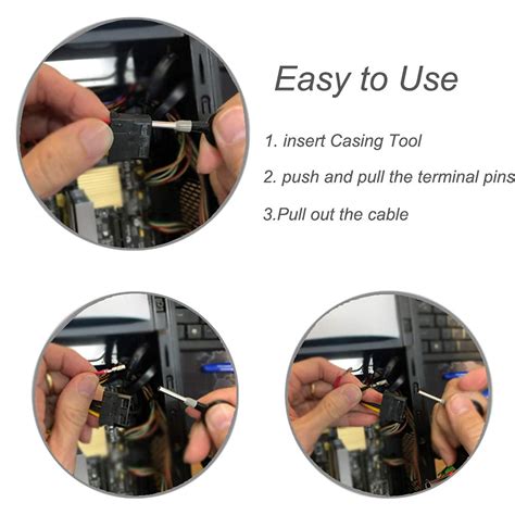 42 Pcs Terminal Ejector kit with Wire Cutter, Maerd Electrical Pin ...