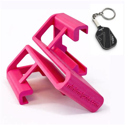 Padel Net Phone Mount for Tennis, Pickleball & Squash - Pink - Pack of ...