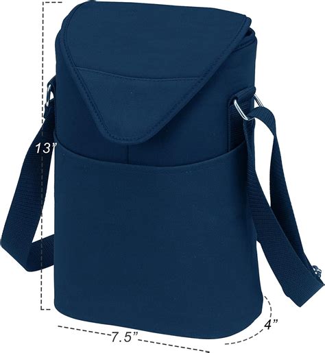 Buy Picnic at Ascot Insulated Wine/Water Bottle Tote with Shoulder ...