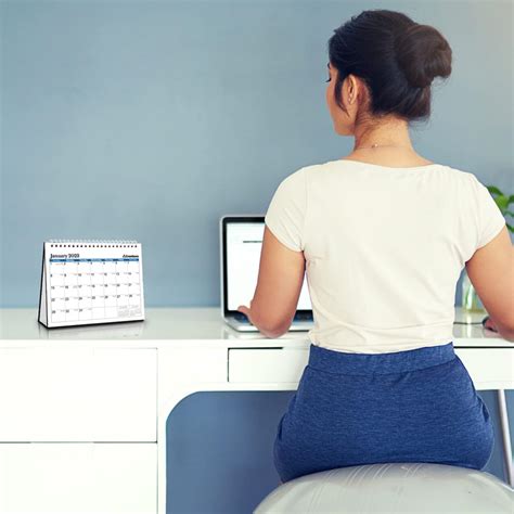 Buy CRANBURY Standing Desk Calendar 2022-2023 - (8x6, Blue), Use Now to ...