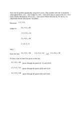How to Solve LP Model Using Level Curve Approach 的图像结果