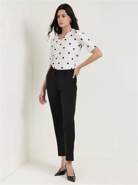 Buy Off White Polka Dot T Online | FableStreet