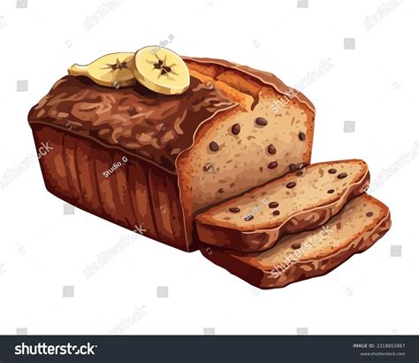 Banana Bread Clip Art