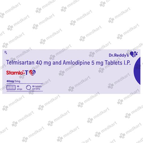 STAMLO T 40MG TABLET 10'S Price, Uses, Side Effects & Substitutes | Medkart