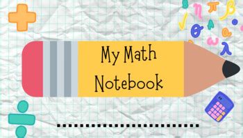 Image result for My Math Notebook