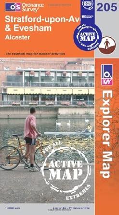 Buy Stratford-upon-Avon and Evesham: Sheet 205 (OS Explorer Map Active ...