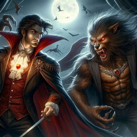 Vampire vs werewolf by Dark-Psyco on DeviantArt