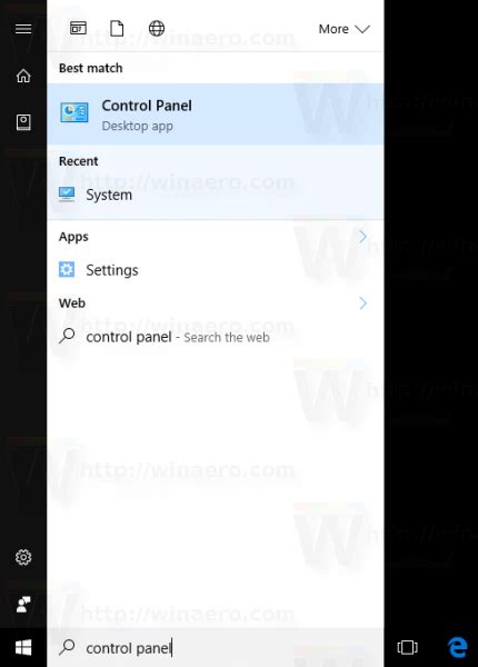 Open Control Panel Open Windows 10 的图像结果