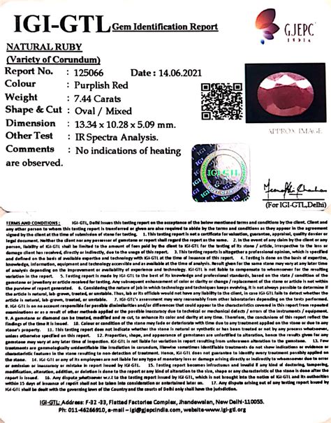 8.25 Ratti Natural neo burma Ruby with Govt. Lab Certificate-(2331 ...