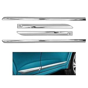 Full Chrome Car Door Side Beading Door Moulding Protector Cladding for ...