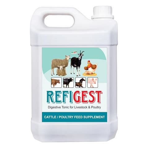REFIT ANIMAL CARE Digestive Tonic for Cow, Cattle, Goat, Chicks ...