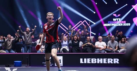 WTT Champions Montpellier 2025 : Irrésistible, Alexis Lebrun écarte ...