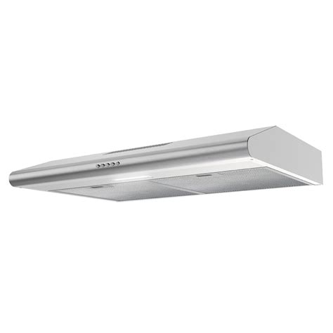 Streamline Moncalieri 30-in Ductless 80-CFM Brushed Stainless Steel ...