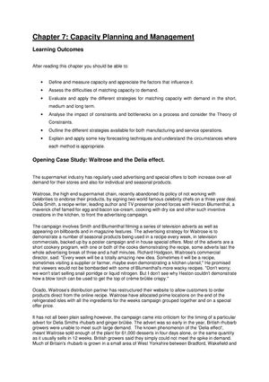 MF F422 Supply Chain Model Emp Analy Handout - BITS Pilani - Studocu