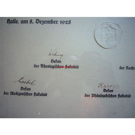 Certificate for honorary membership of the United Friedrichs Uni ...