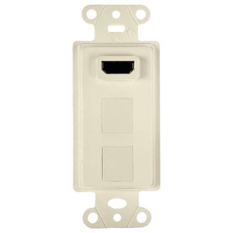 OnQ / Legrand WP1011LA PreConfigured HDMI 2Port Strap, Light Almond ...