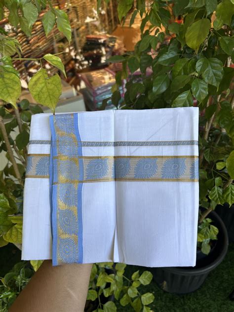 20% Discount ! KaithariKada Balaramapuram 100% Cotton Single Pure Whit ...