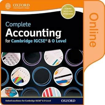 Buy Complete Accounting for Cambridge O Level & IGCSE: Online Student ...