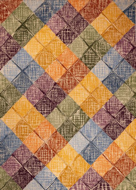 Rainbow Diamonds – Venjara carpets