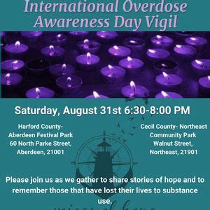 Voices of Hope International Overdose Awarness Day Vigil, 60 N Parke St ...