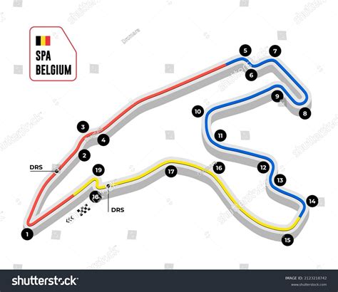 Map Of Belgium Grand Prix