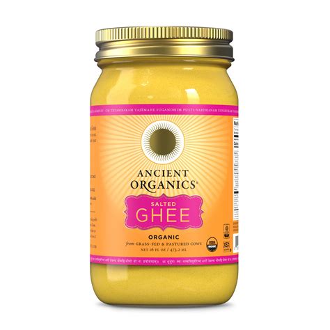 Amazon.com : Ancient Organics Ghee, Organic Grass Fed Ghee Butter ...